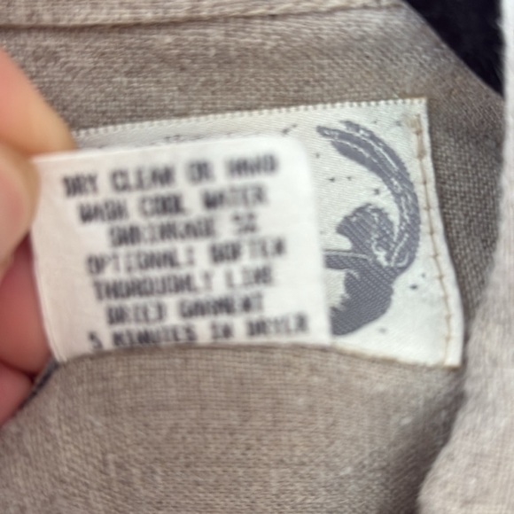 Angelheart Designs Vintage Linen Cropped Blazer S - Picture 8 of 8